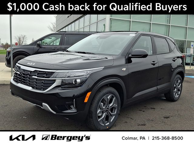 Fusion Black 2026 Kia Seltos LX FWD SUV / Crossover Front-Wheel Drive Continuously Variable Transmission