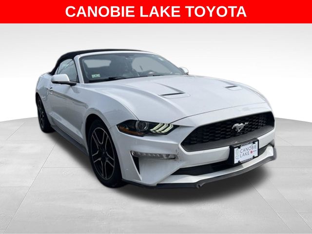 White 2018 Ford Mustang Convertible Rear-Wheel Drive Automatic