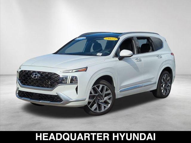 Quartz White 2023 Hyundai Santa Fe Calligraphy FWD SUV / Crossover Front-Wheel Drive Automatic