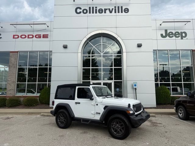 Bright White Clearcoat 2024 Jeep Wrangler SUV / Crossover Four-Wheel Drive 8-Speed Automatic