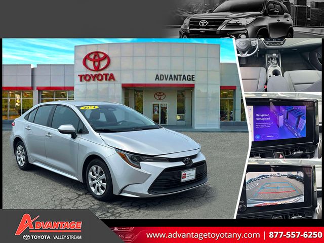 Classic Silver Metallic 2024 Toyota Corolla Sedan Front-Wheel Drive Continuously Variable Transmission