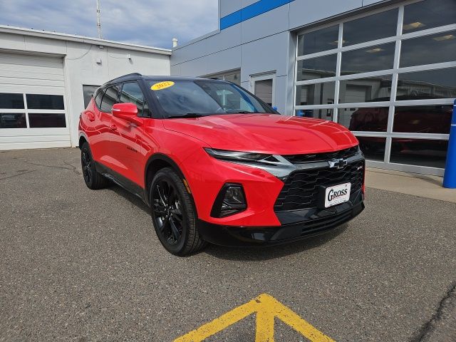 Red Hot 2022 Chevrolet Blazer RS AWD SUV / Crossover All-Wheel Drive 9-Speed Automatic Overdrive