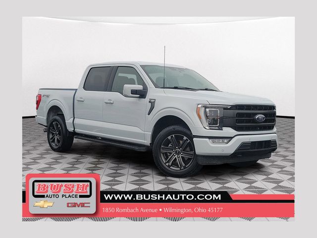 White Metallic 2022 Ford F-150 Pickup Truck Four-Wheel Drive Automatic