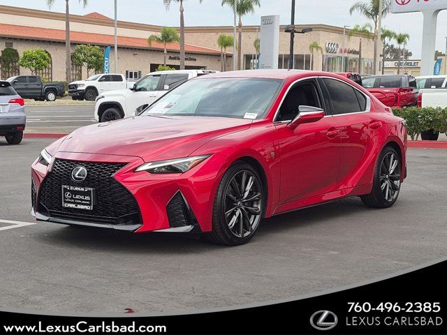 Infrared 2025 Lexus IS Sedan Rear-Wheel Drive Automatic