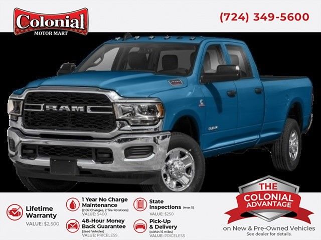 Patriot Blue Pearlcoat 2022 RAM 2500 Big Horn Crew Cab 4WD Pickup Truck Four-Wheel Drive 6-Speed Automatic