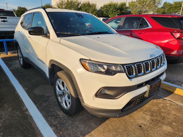 2025 Jeep Compass Latitude White at Cook Ford
