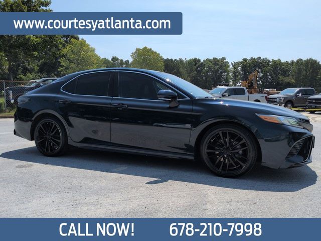 Teal (Galactic Aqua Mica) 2018 Toyota Camry Sedan Front-Wheel Drive 8-Speed Automatic