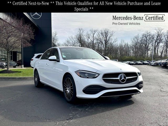Polar White 2026 Mercedes-Benz C-Class Sedan All-Wheel Drive 9-Speed Automatic