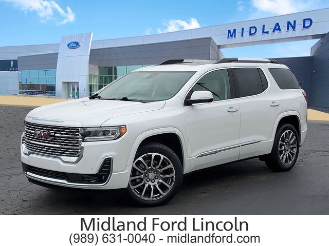 White Frost Tricoat 2022 GMC Acadia Denali AWD SUV / Crossover Four-Wheel Drive 9-Speed Automatic