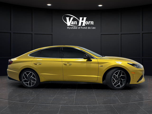 Used 2021 Glowing Yellow Hyundai N Line image 8