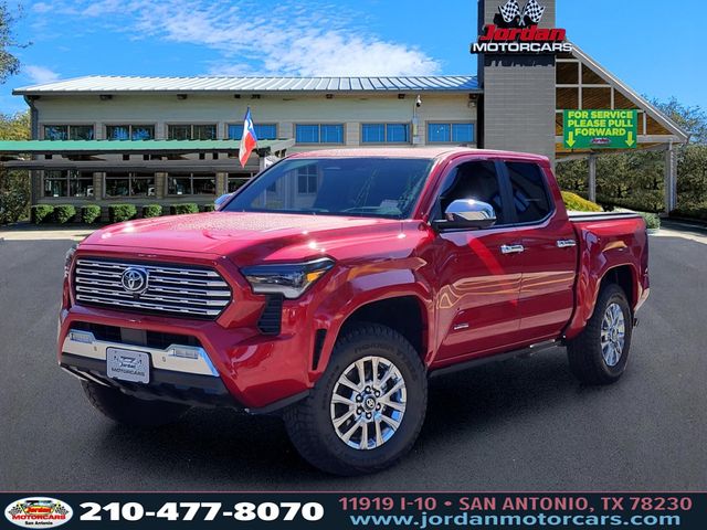 Supersonic Red 2025 Toyota Tacoma Limited Double Cab 4WD Pickup Truck Four-Wheel Drive 8-Speed Automatic