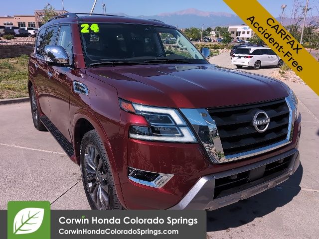 Coulis Red Pearl 2024 Nissan Armada SUV / Crossover Four-Wheel Drive 7-Speed Automatic