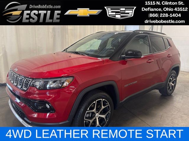 Red Hot Pearlcoat 2024 Jeep Compass SUV / Crossover Four-Wheel Drive 8-Speed Automatic