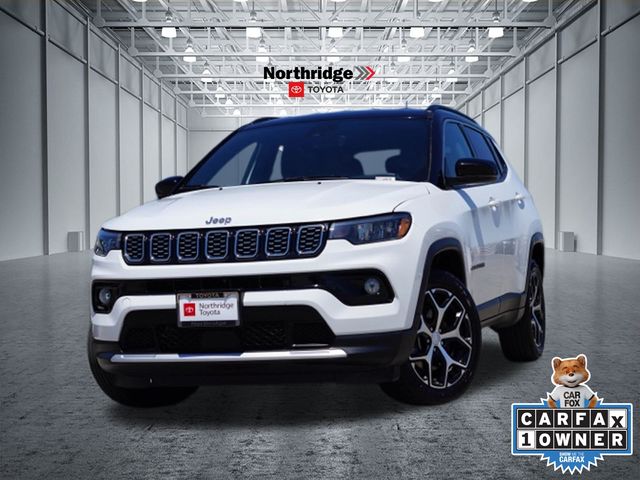 Bright White Clearcoat 2024 Jeep Compass SUV / Crossover Four-Wheel Drive 8-Speed Automatic