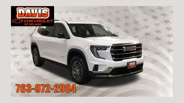 Summit White 2025 GMC Acadia SUV / Crossover Four-Wheel Drive 8-Speed Automatic