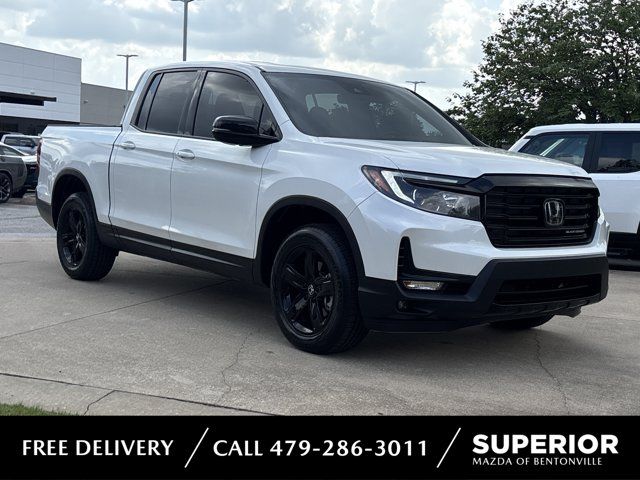 Platinum White 2021 Honda Ridgeline Pickup Truck All-Wheel Drive 9-Speed Automatic