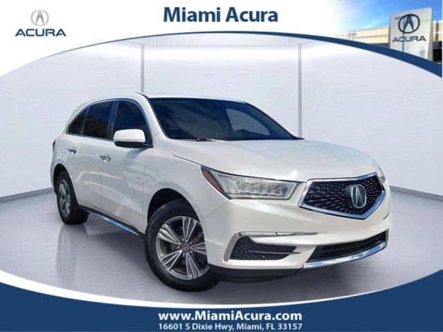 Platinum White Pearl 2020 Acura MDX FWD SUV / Crossover Front-Wheel Drive 9-Speed Automatic