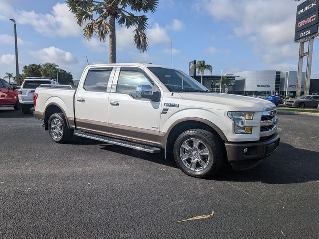 White Platinum Metallic Tri-Coat 2015 Ford F-150 Pickup Truck 4X2 6-Speed Automatic