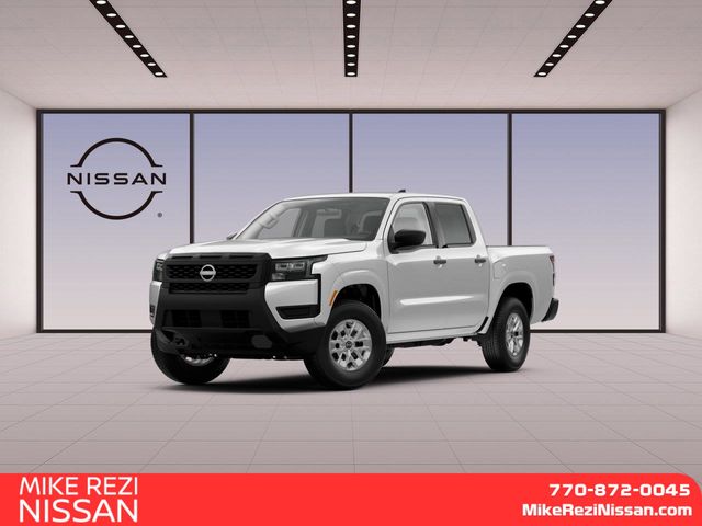 Glacier White 2026 Nissan Frontier Pickup Truck Four-Wheel Drive 9-Speed Automatic Overdrive