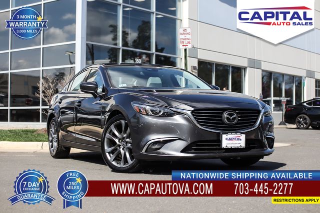 Machine Gray Metallic 2017 Mazda MAZDA6 Grand Touring Sedan FWD Sedan Front-Wheel Drive 6-Speed Automatic