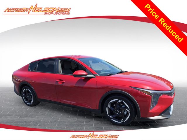 Currant Red 2025 Kia K4 Sedan Front-Wheel Drive Continuously Variable Transmission