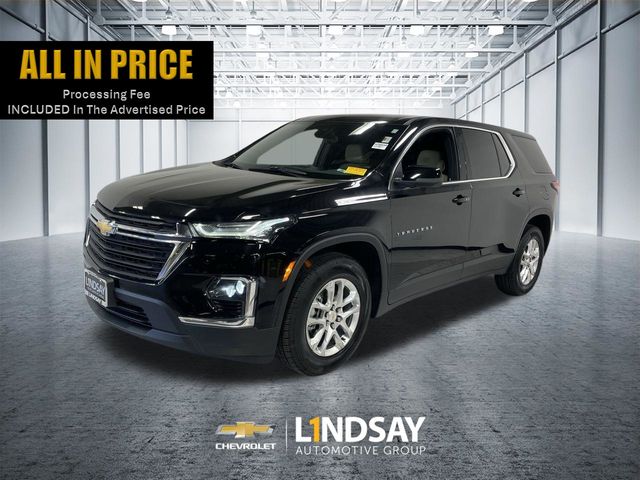 Mosaic Black Metallic 2023 Chevrolet Traverse LS FWD SUV / Crossover Front-Wheel Drive 9-Speed Automatic