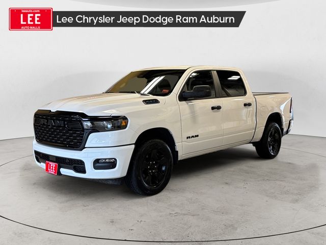 Bright White Clearcoat 2025 RAM 1500 Pickup Truck Four-Wheel Drive 8-Speed Automatic