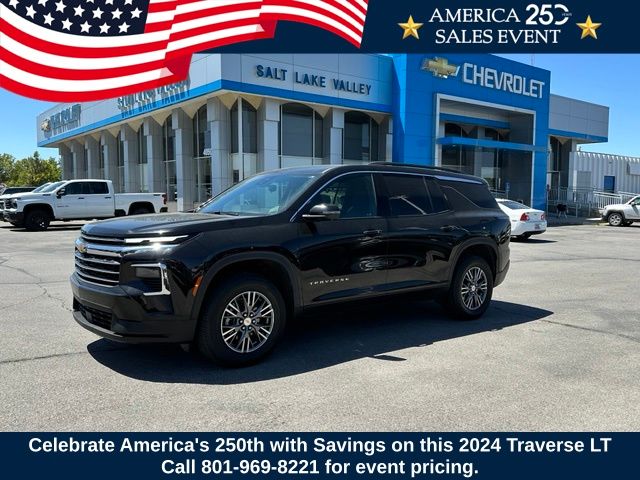 Mosaic Black Metallic 2024 Chevrolet Traverse SUV / Crossover Front-Wheel Drive 8-Speed Automatic