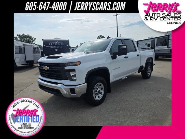 White 2024 Chevrolet Silverado 2500HD Pickup Truck Four-Wheel Drive Automatic
