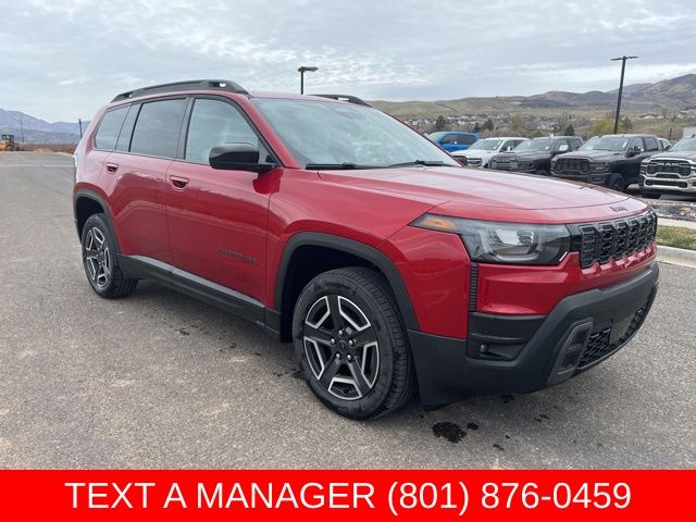 Red Hot Pearlcoat 2026 Jeep Cherokee SUV / Crossover Four-Wheel Drive Continuously Variable Transmission