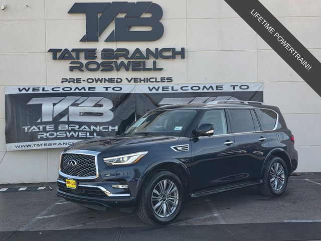 Blue 2024 INFINITI QX80 Luxe 4WD SUV / Crossover All-Wheel Drive 7-Speed Automatic