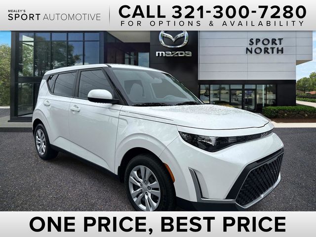 Snow White Pearl 2024 Kia Soul LX FWD SUV / Crossover Front-Wheel Drive Continuously Variable Transmission