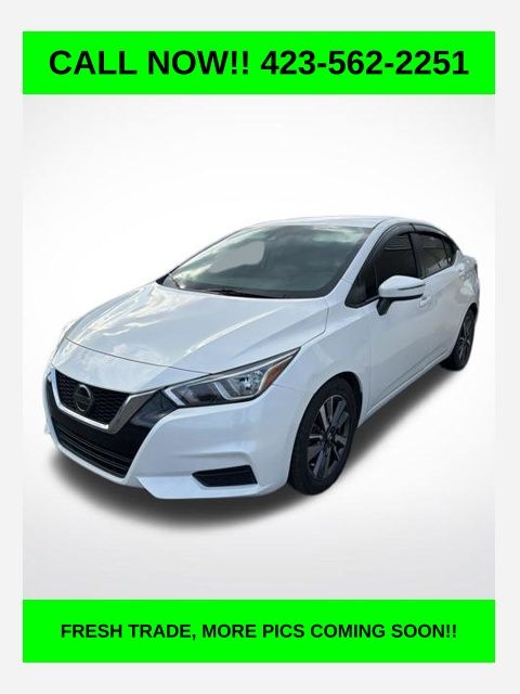 Aspen White TriCoat Pearl 2020 Nissan Versa SV FWD Sedan Front-Wheel Drive Continuously Variable Transmission