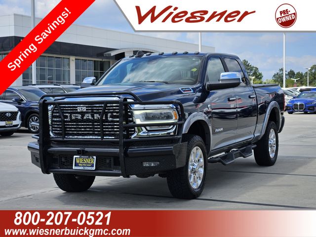 Patriot Blue Pearlcoat 2020 RAM 2500 Laramie Crew Cab 4WD Pickup Truck Four-Wheel Drive 6-Speed Automatic