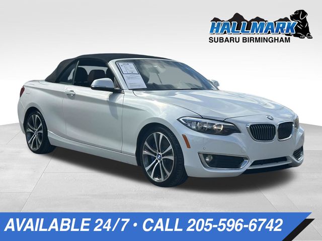 White Metallic 2016 BMW 2 Series 228i Convertible RWD Convertible Rear-Wheel Drive 8-Speed Automatic