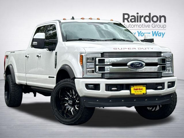 White Platinum Clearcoat Metallic 2019 Ford F-350 Super Duty Pickup Truck Four-Wheel Drive 6-Speed Automatic