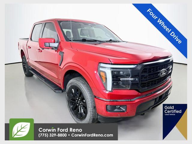 Rapid Red Metallic Tinted Clearcoat 2025 Ford F-150 Pickup Truck Four-Wheel Drive Automatic