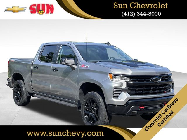 Sterling Gray Metallic 2023 Chevrolet Silverado 1500 Pickup Truck Four-Wheel Drive 8-Speed Automatic