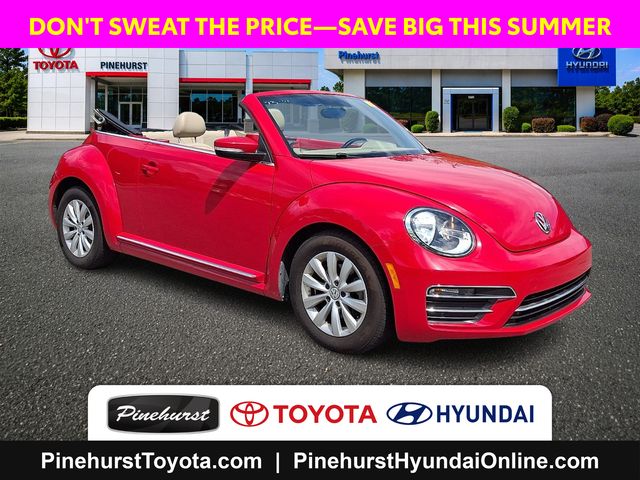 Red 2019 Volkswagen Beetle Convertible Front-Wheel Drive 6-Speed Automatic