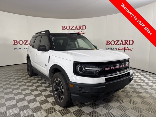 2023 Oxford White Ford Bronco Sport Outer Banks 4X4 SUV