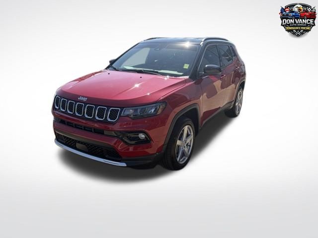 Red 2024 Jeep Compass Limited 4WD SUV / Crossover Four-Wheel Drive 8-Speed Automatic