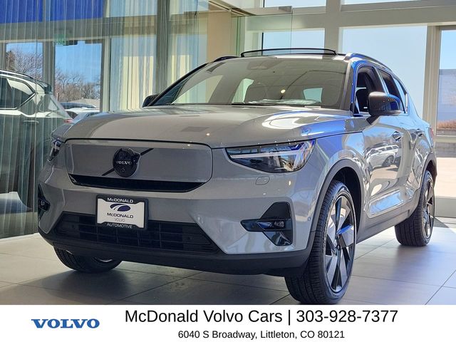 Gray 2026 Volvo EX40 Twin Ultra Black Edition eAWD SUV / Crossover All-Wheel Drive 1-Speed Automatic