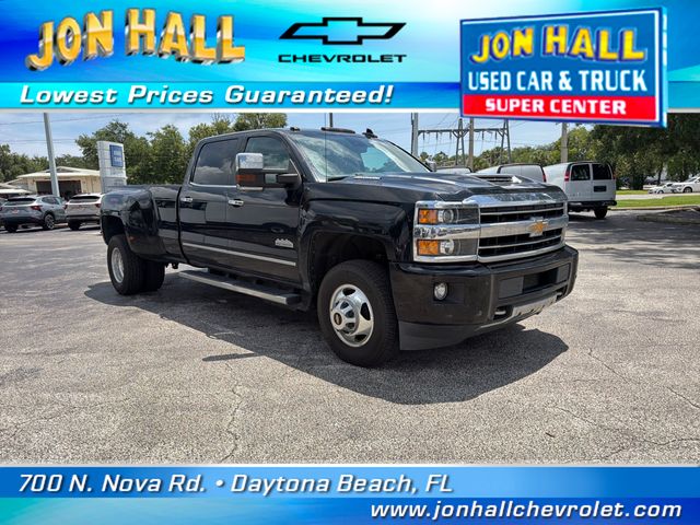 Black 2018 Chevrolet Silverado 3500HD High Country Crew Cab 4WD Pickup Truck Four-Wheel Drive 6-Speed Automatic