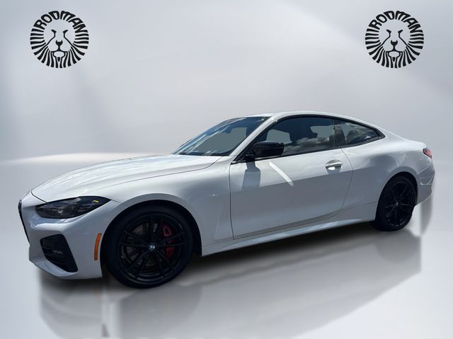 Alpine White 2023 BMW 4 Series Coupe All-Wheel Drive 8-Speed Automatic