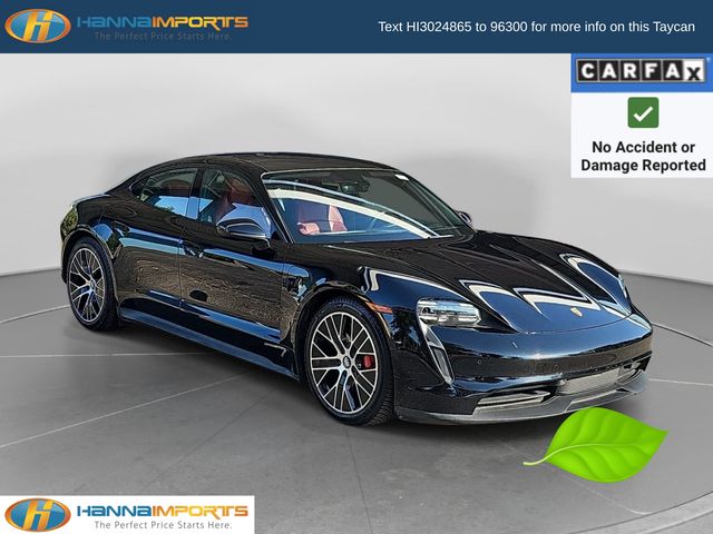 Jet Black Metallic 2021 Porsche Taycan Sedan All-Wheel Drive 2-Speed Automatic