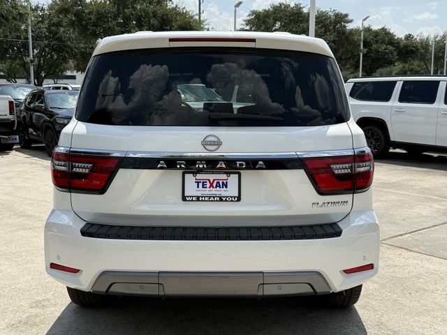 2024 Nissan Armada Platinum White at EAG Ford Navasota