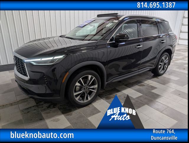 Mineral Black 2023 INFINITI QX60 Luxe AWD SUV / Crossover All-Wheel Drive 9-Speed Automatic