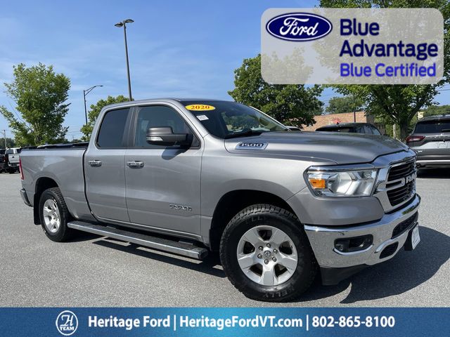 Billet Silver Metallic Clearcoat 2020 RAM 1500 Pickup Truck Four-Wheel Drive 8-Speed Automatic