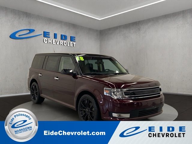 Red (Burgundy) 2018 Ford Flex SEL AWD SUV / Crossover All-Wheel Drive 6-Speed Automatic