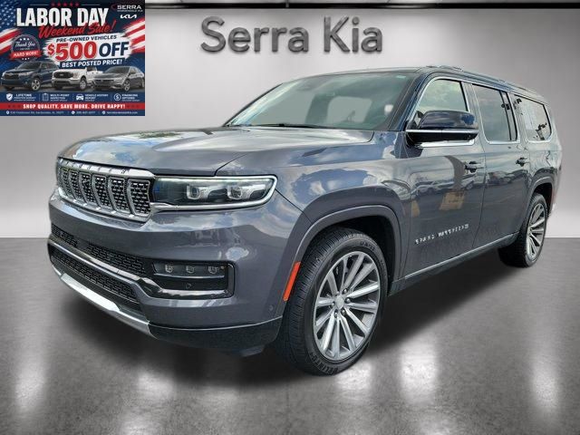 Baltic Gray Metallic Clearcoat 2023 Jeep Grand Wagoneer L SUV / Crossover Four-Wheel Drive 8-Speed Automatic